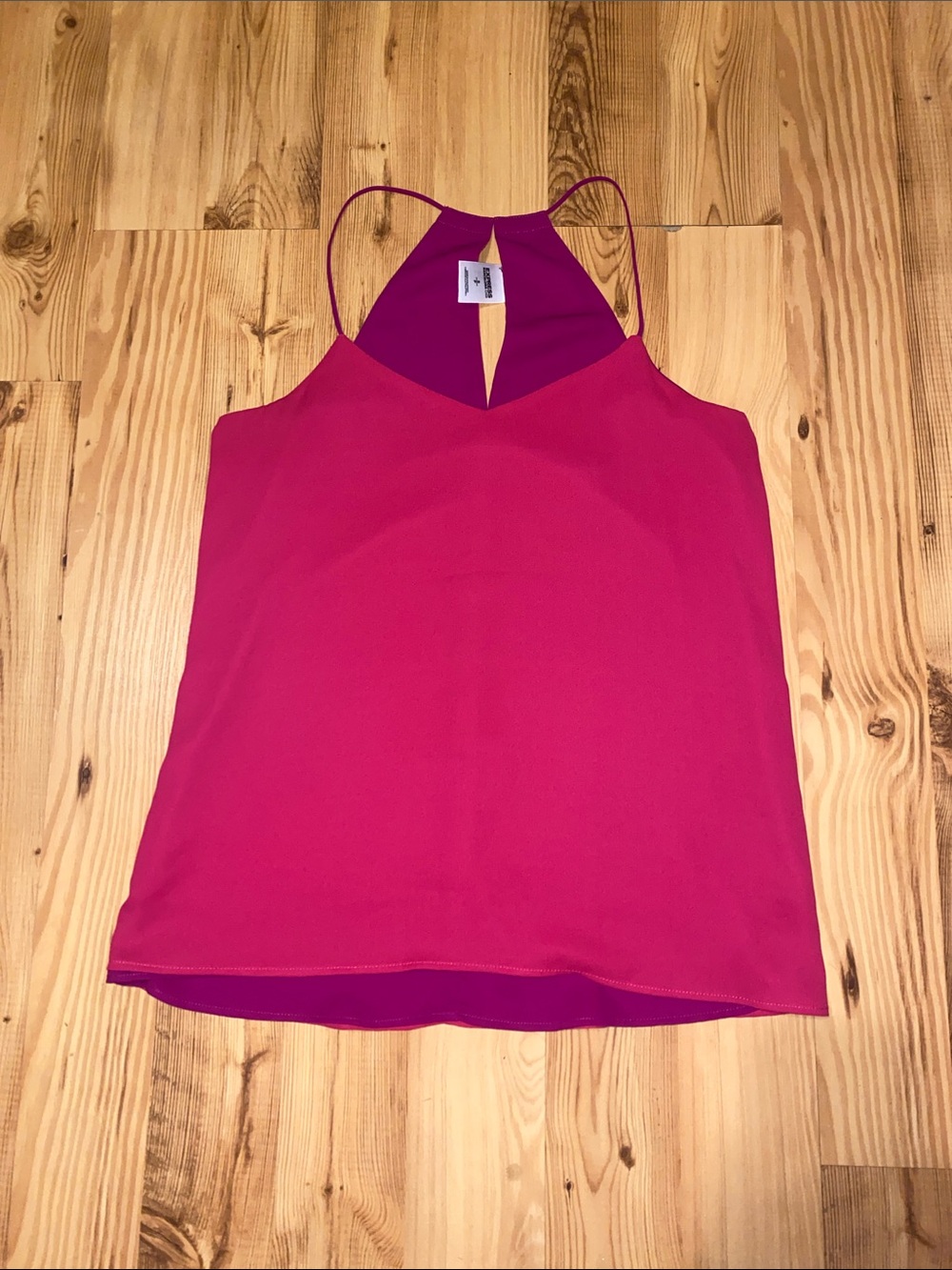 Express Fuchsia Halter-Back Camisole (Reversible)